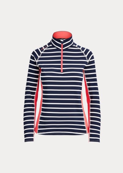 Camisa Ralph Lauren Performance Golf Quarter-Zip Mulher 87125-ZGYM